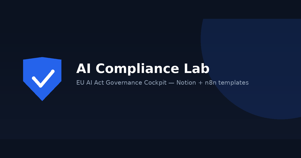AI Compliance Lab – weboldal-előnézet